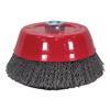 FAITHFULL WIRE CUP BRUSH 125xM14x2 0.3MM