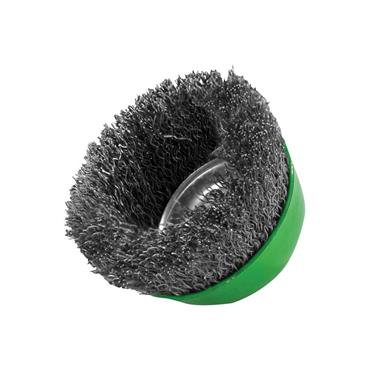 FAITHFULL WIRE CUP BRUSH 75xM14x2 S/STEEL 0.3MM