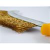 Wire Scratch Brush Brass Yellow Handle