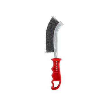 Wire Scratch Brush Steel Red Handle