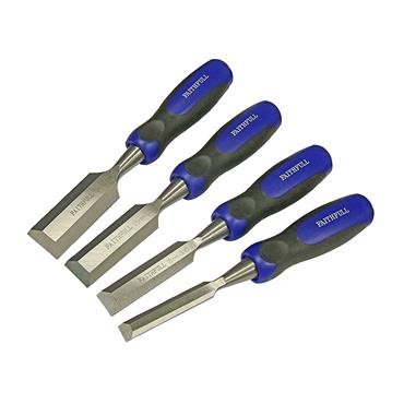 FAITHFULL BUTT CHISEL SET BEVEL EDGED (4 PC)
