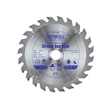 TCT Circular Saw Blade 152 x 20mm x 24T POS