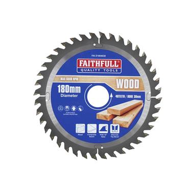 TCT Circular Saw Blade 180 x 30mm x 40T POS