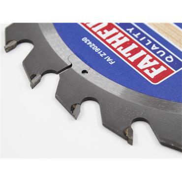 TCT Circular Saw Blade 190 x 30mm x 24T POS