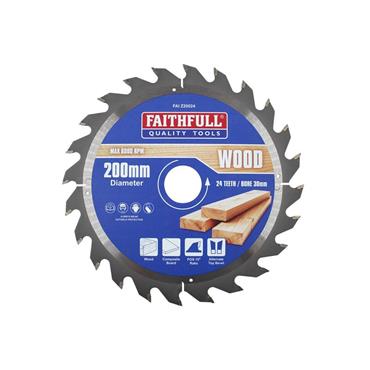 TCT Circular Saw Blade 200 x 30mm x 24T POS