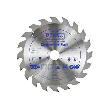 TCT Circular Saw Blade 230 x 30mm x 20T POS
