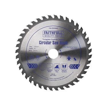 TCT Circular Saw Blade 230 x 30mm x 40T POS