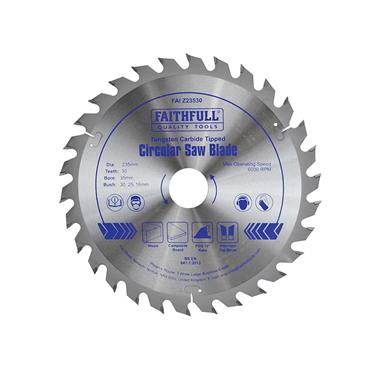 TCT Circular Saw Blade 235 x 35mm x 30T POS