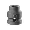 6-Point Stubby Impact Socket 1/2in Drive 10mm