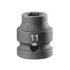 6-Point Stubby Impact Socket 1/2in Drive 11mm