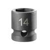 6-Point Stubby Impact Socket 1/2in Drive 14mm