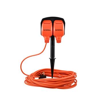 Outdoor Ground Spike Socket IP54 230V 15M 13A