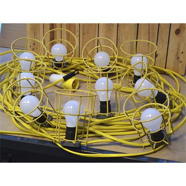 Festoon Lights 10 ES Bulbs 110V 22m