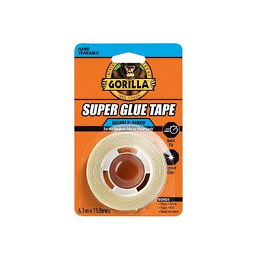 Gorilla Super Glue Tape 15.8mm x 6.1m