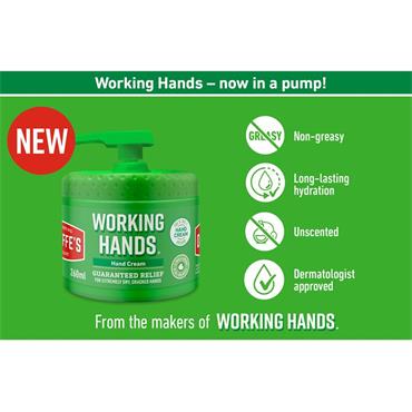 O'keeffes Working Hands 260ml Original Pump