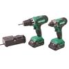 KC18DFXJAZ Twin Pack 18V 2 x 2.0Ah Li-ion
