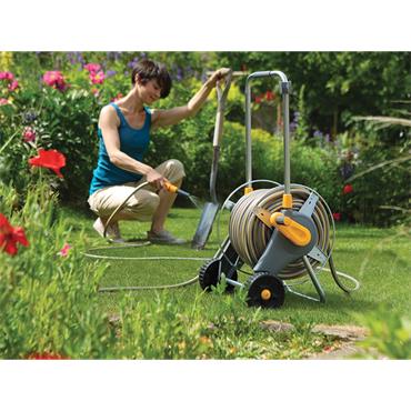 2436 60m Metal Pro Hose Cart & 30m of 12.5mm Hose