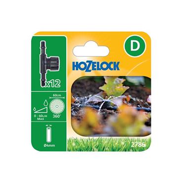 2786 In Line Adjustable Mini Sprinkler 4mm (Pack 12)