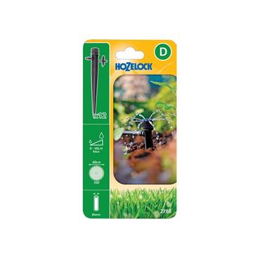 2788 End of Line Adjustable Mini Sprinkler on Stake 4mm (Pack 12)