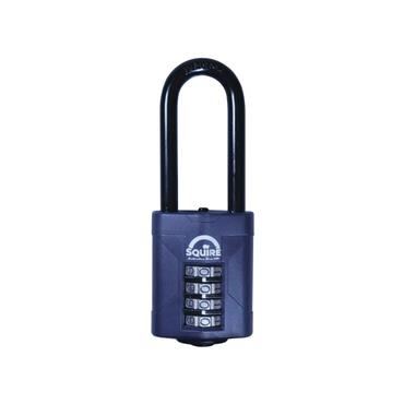 CP50/2.5 Combination Padlock 4-Wheel 50mm Extra Long Shackle 63.5mm Boxed