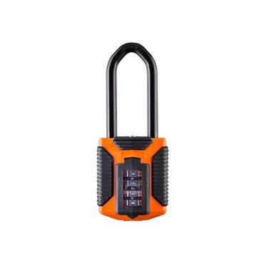 All Terrain High Visibility Combination Padlock Long Shackle 50mm