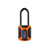 All Terrain High Visibility Combination Padlock Long Shackle 50mm