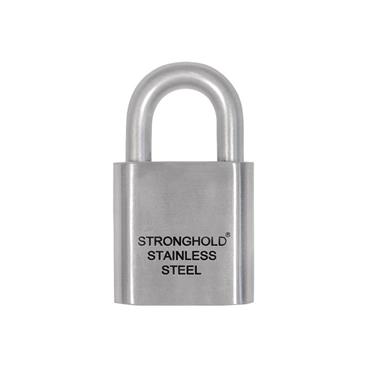 StrongholdÂ® Stainless Steel Padlock 50mm