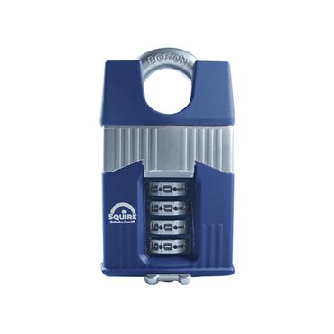 Warrior High-Security Closed Shackle Combination Padlock 55mm Boxed