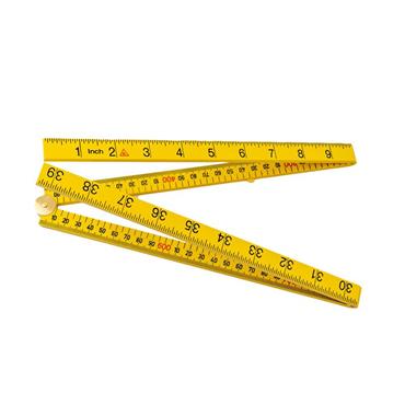 G64-1-4-16 Polycarbonate Folding Rule 1m
