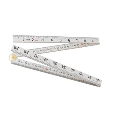 G64-1-4-18VI ABS Plastic Folding Rule 1m