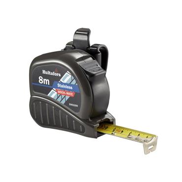 BMSS8M Brick-Mate Stainless Steel Pocket Tape 8m (Metric only)