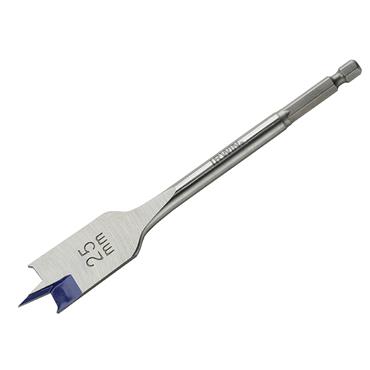 IRWIN DRILL BIT FLAT WOOD BLUE GROOVE 6 x 157MM