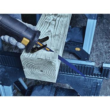 156R Sabre Saw Blade Nail Embedded Wood Cutting 300mm Pack of 5