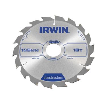 Construction Circular Saw Blade 165 x 30mm x 18T ATB