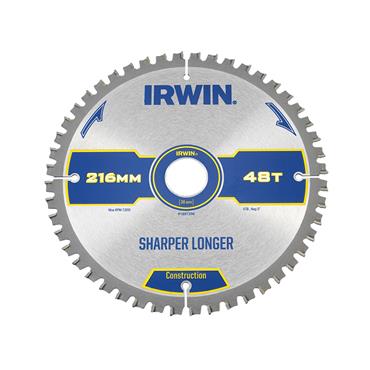 Construction Mitre Circular Saw Blade 216 x 30mm x 48T ATB/Neg