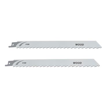 Sabre Saw Blade Coarse Wood Cutting 228mm Pack of 2