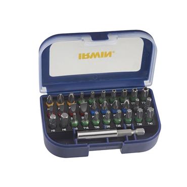 Colour Coded Screwdriver Bit Set, 31 Piece