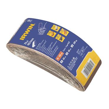75 x 457mm Sanding Belt Set, 9 Piece