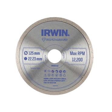 Continuous Rim Diamond Blade 125 x 22.23mm