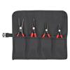 00 19 57 Precision Circlip Pliers Set in Roll, 4 Piece