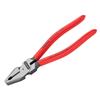 02 01 180 High Leverage Combination Pliers Plastic Coated Grip 180mm