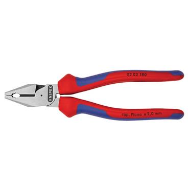 High Leverage Combination Pliers Multi-Component Grip 180mm