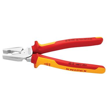 KNIPEX VDE PLIER COMBINATION 225MM HIGH LEVERAGE