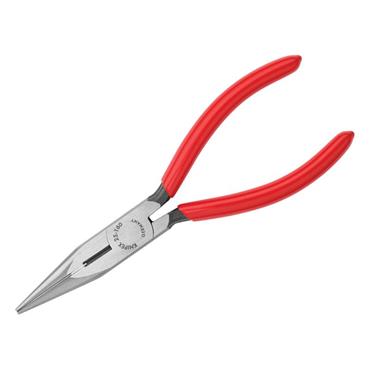 25 01 160 Snipe Nose Side Cutting Pliers  Plastic Coated Grip 160mm
