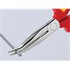 VDE Long Bent Snipe Nose Side Cutting Pliers 200mm