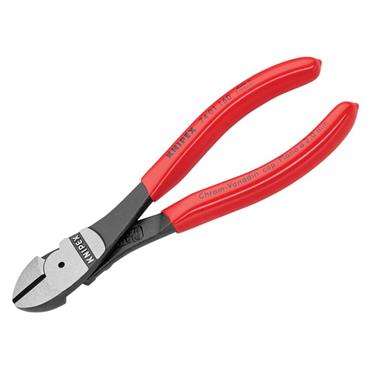 74 01 160 High Leverage Diagonal Cutters Plastic Coated Grips 160mm
