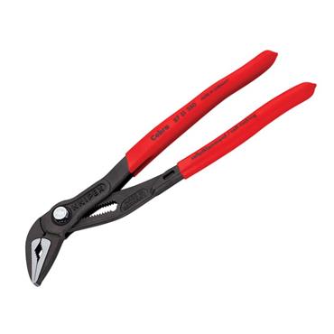 87 51 250 CobraÂ® ES Extra Slim Water Pump Pliers Plastic Coated Grip 250mm