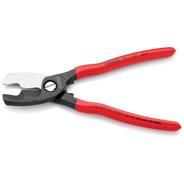 Cable Shears with Twin Cutting Edge PVC Grip 200mm