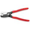 Cable Shears with Twin Cutting Edge PVC Grip 200mm