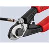 95 62 190 Wire Rope/Bowden Cable Cutters Multi-Component Grip 190mm